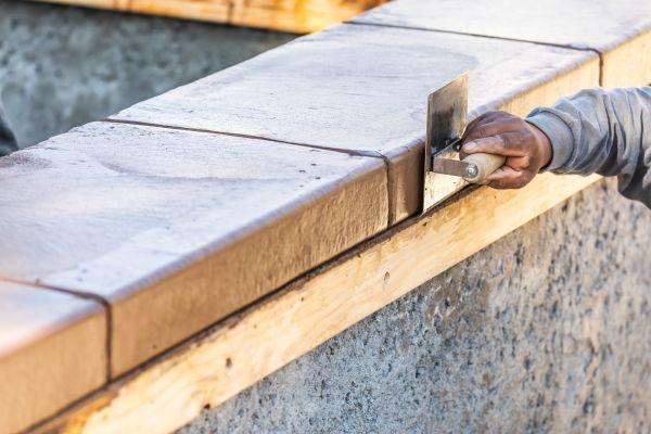 Concrete Coping Repair in Chapel Hill